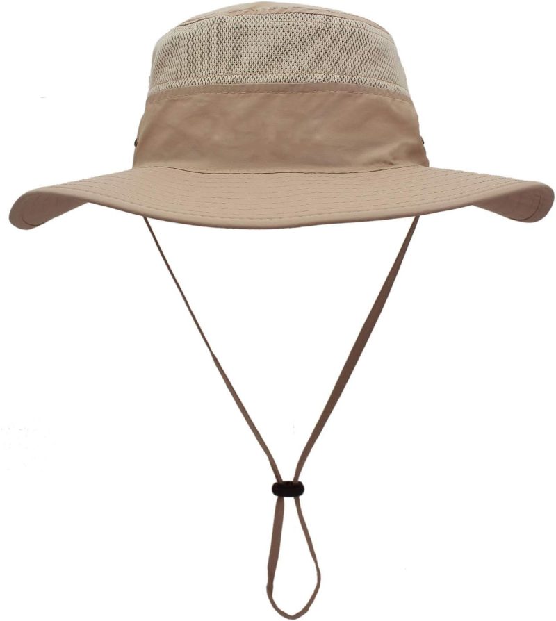 Unisex Wide Brim Sun Hat,Outdoor   Waterproof  Hat Summer UV Protection Sun Caps