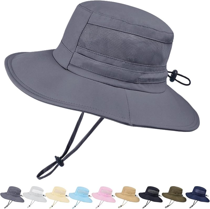 Sun Hat for Men/Women,   Fishing Hat,Waterproof Wide Brim Bucket Hat Foldable  Hat for Hiking Garden Safari Beach