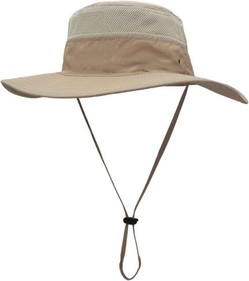 Unisex Wide Brim Sun Hat,Outdoor   Waterproof  Hat Summer UV Protection Sun Caps - Image 2