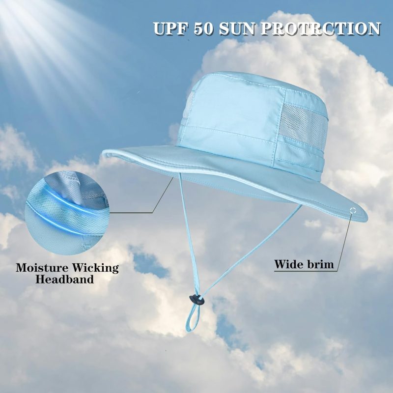 Sun Hat for Men/Women,   Fishing Hat,Waterproof Wide Brim Bucket Hat Foldable  Hat for Hiking Garden Safari Beach - Image 2